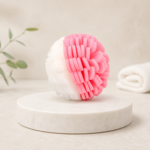 ViaBuff Pink/White Body Exfoliator